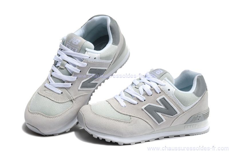 new balance gris clair et blanc